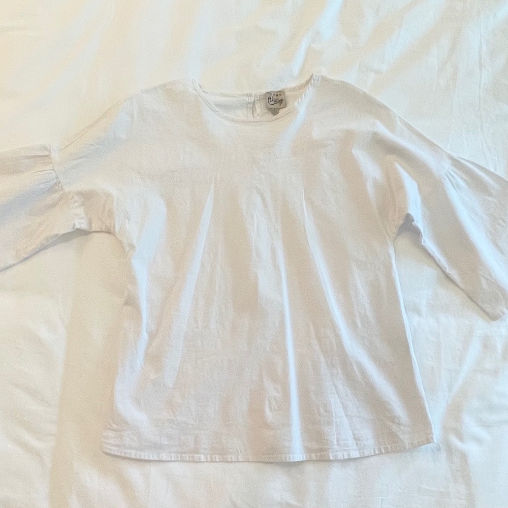 White Formal Top